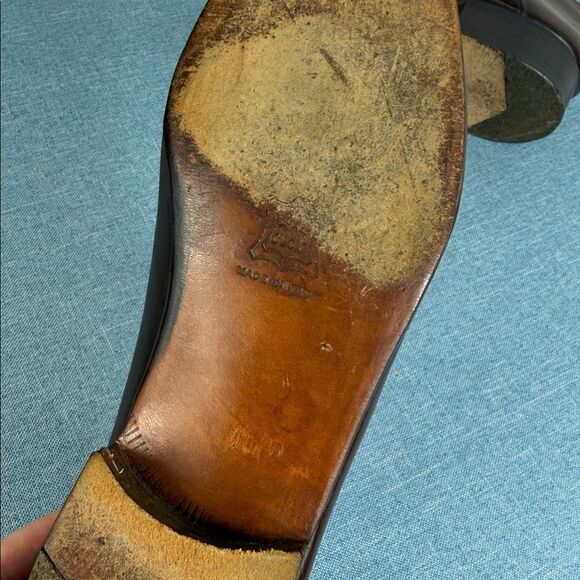 Tiger Made in Italy Brown Leather Slip-On Loafers Men’s Size 10 D Dress Shoes
